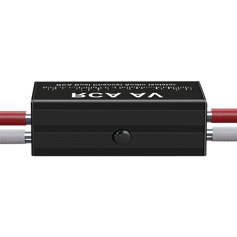 Audio Music In - Portable 2 Channels RCA Ground Loop