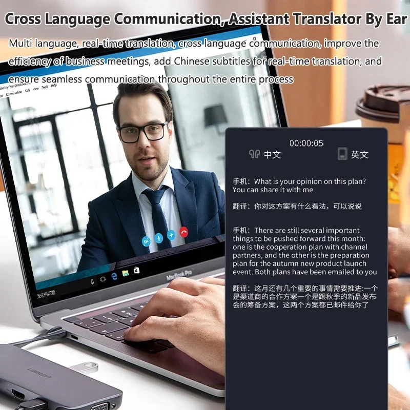 AI Translation Glasses Smart S - Audio With Music Ai recension och pris