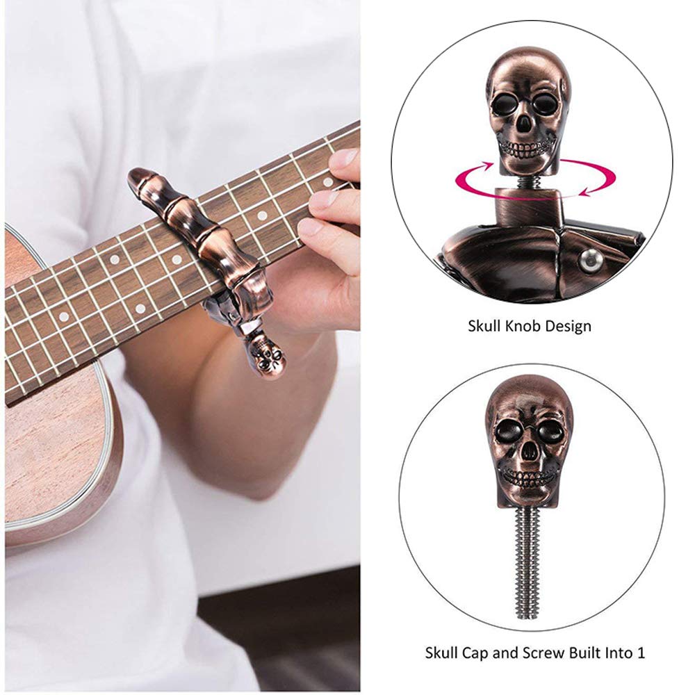 Guitar Capo Skull Capo for Aco - Guitar Capo Clip recension och pris