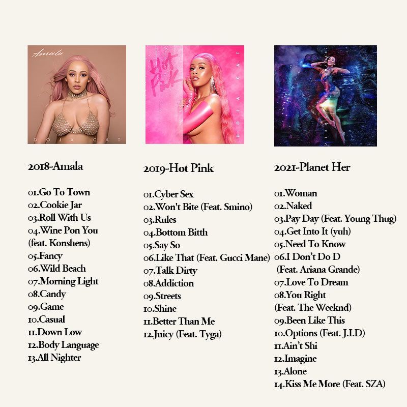 Doja Cat 6CD Music Album Colle - Audio Music In recension och pris
