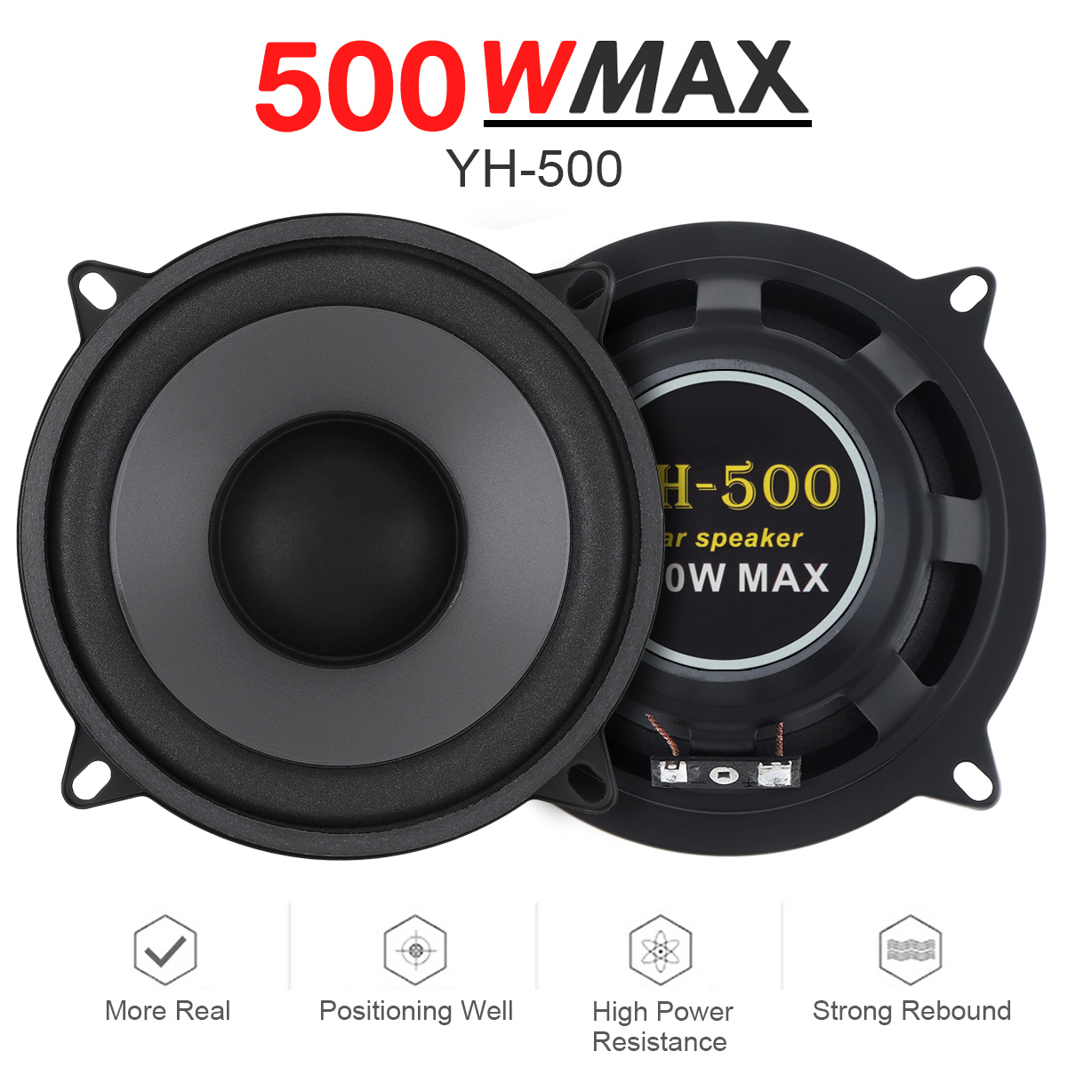 5 Inch 400W / 500W 2-Way Car H - Audio Universal Music recension och pris