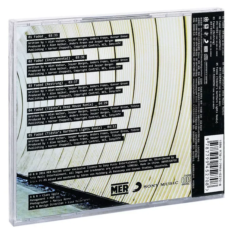 for Alan Walker Lost CD Album  - Audio Music In recension och pris