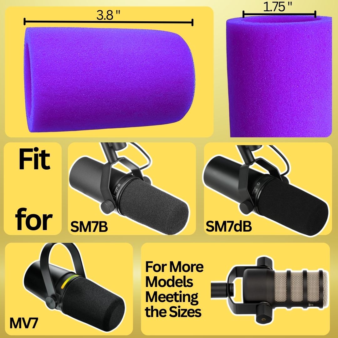 Windscreen for Shure SM7B Micr - Shure Mic Sm7B recension och pris