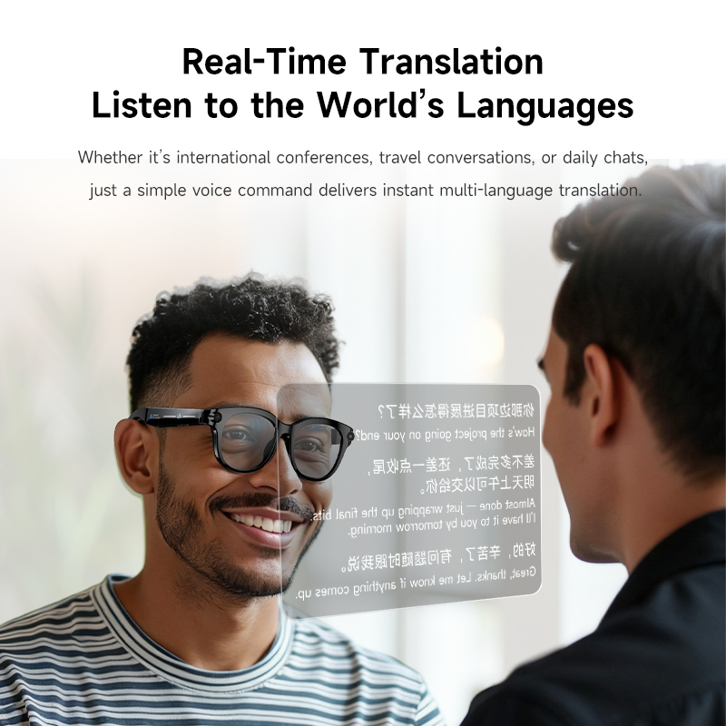 Lenovo 8K HD AI Smart Glasses  - Audio With Music Ai recension och pris