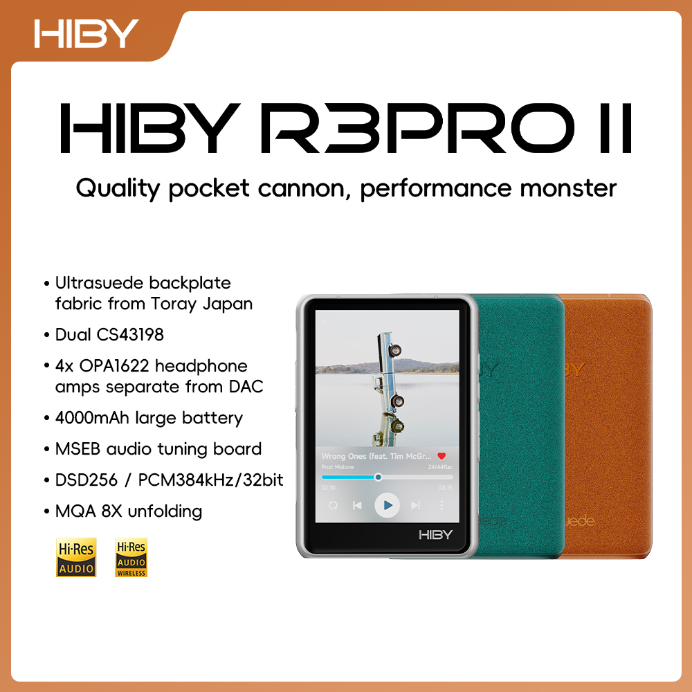 HiBy R3 Pro II / Gen 2 HiFi MP - Audio Music Gen recension och pris