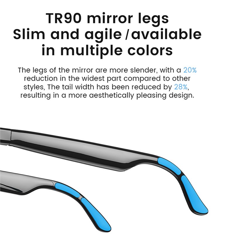 AI Smart Audio Glasses Touch T - Audio With Music Ai recension och pris