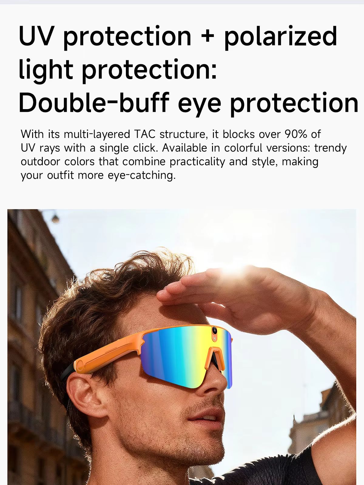 L805 AI Smart Glasses With 800 - Audio With Music Ai recension och pris