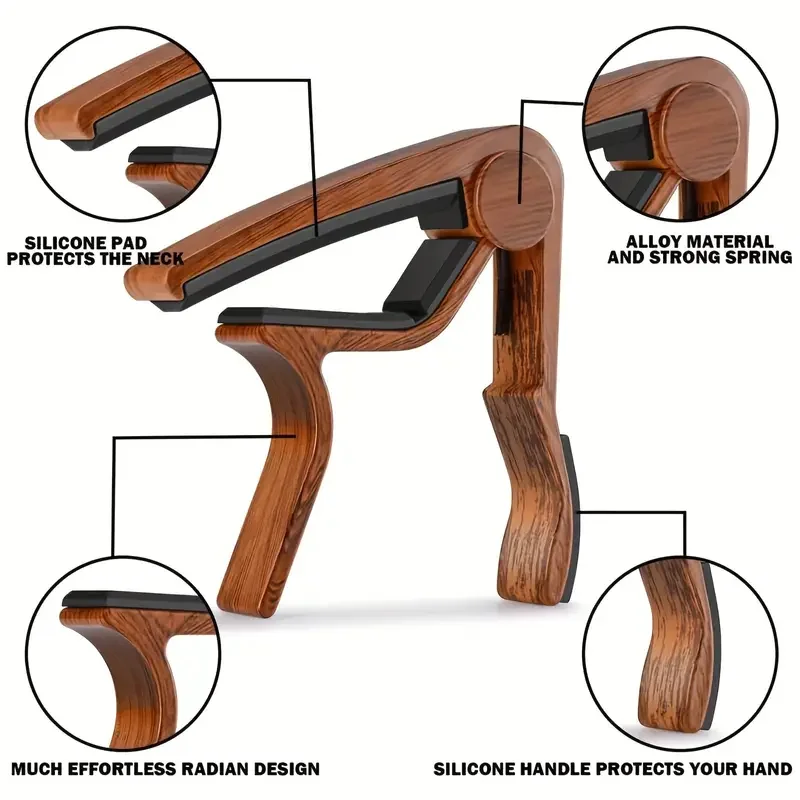 High-Quality Zinc Alloy Guitar - Guitar Capo Clip recension och pris