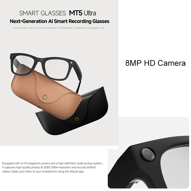 2026 AI smart Glasses HD 800W  - Audio With Music Ai recension och pris