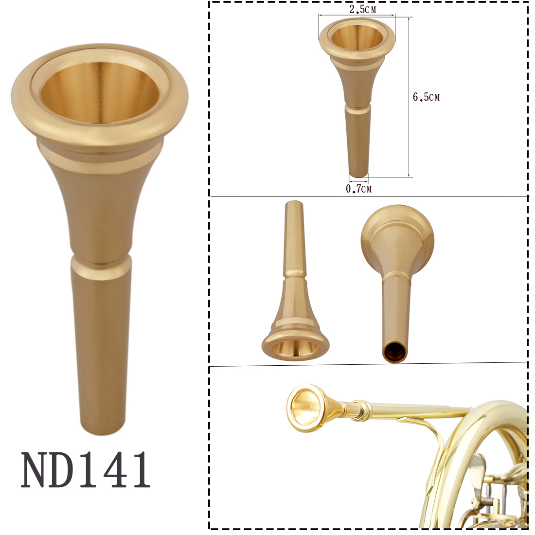 SLADE Brass Instrument Trumpet - Trombone Mouthpiece recension och pris