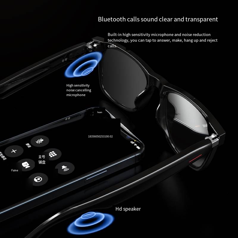 E13 Waterproof Cycling Glasses - Audio Music Light recension och pris