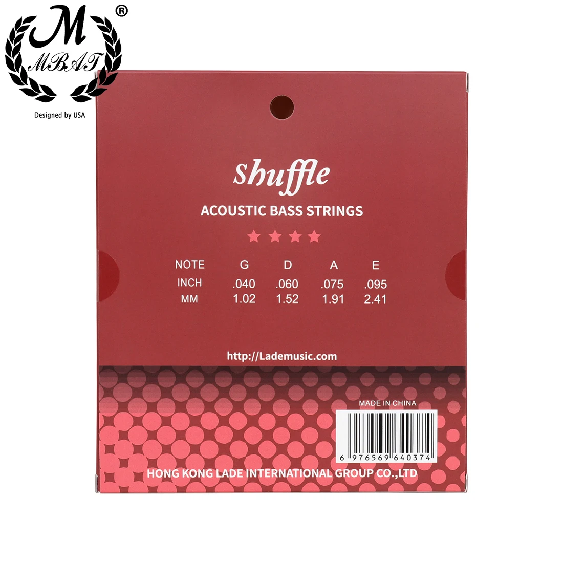 M MBAT Acoustic Bass Strings 4 - Bass Guitar Strings recension och pris