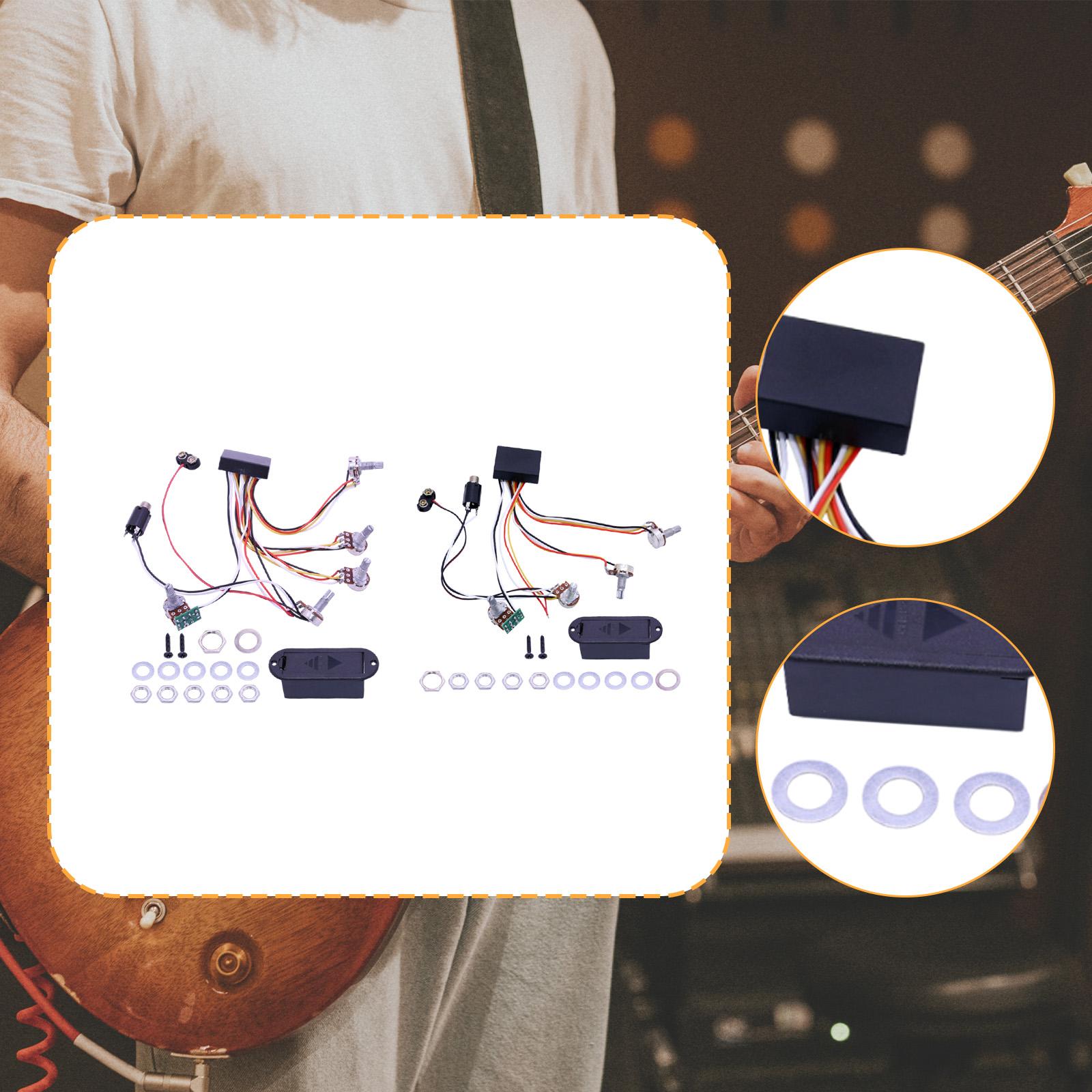 Bass Pickups 4 Strings Active  - Bass Guitar Strings recension och pris