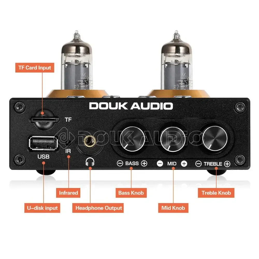 Douk Audio P2 HiFi Vacuum Tube - Audio Player With Youtube Music recension och pris