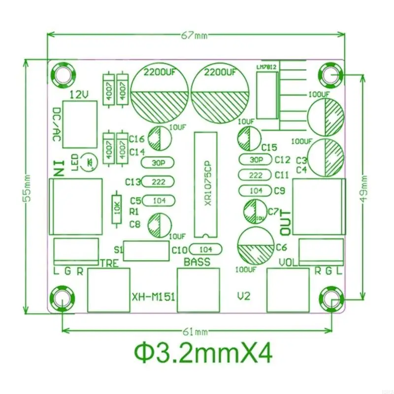  Professional R1075 Tone Board - Audio Music Enhancer Free recension och pris