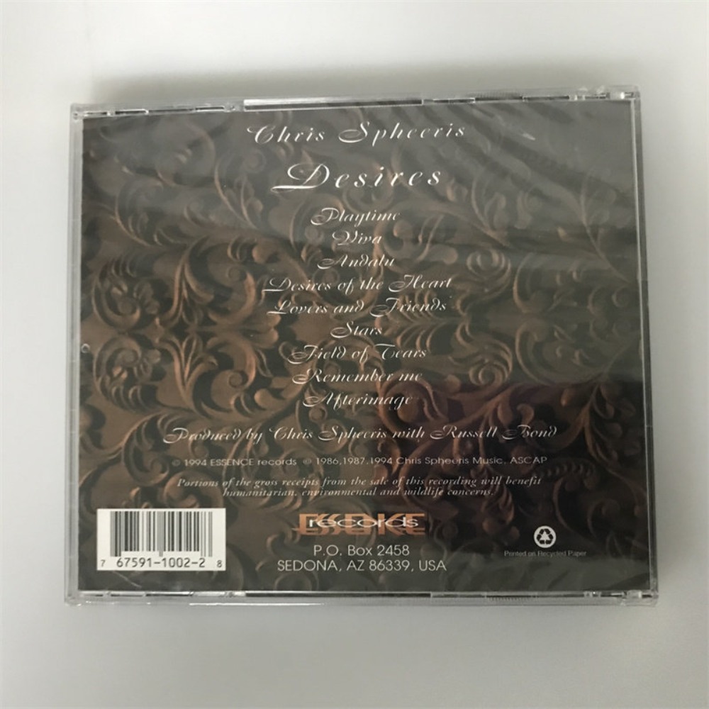 CD 'Desires' Chris Spheeris Mu - Audio Music In recension och pris