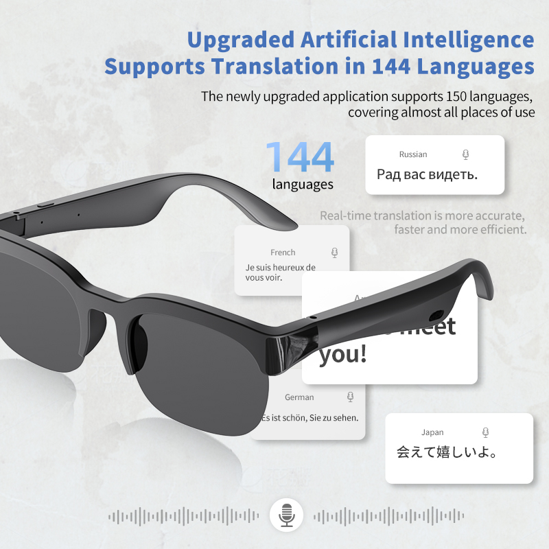 Smart AI Audio Glasses, Wirele - Audio With Music Ai recension och pris