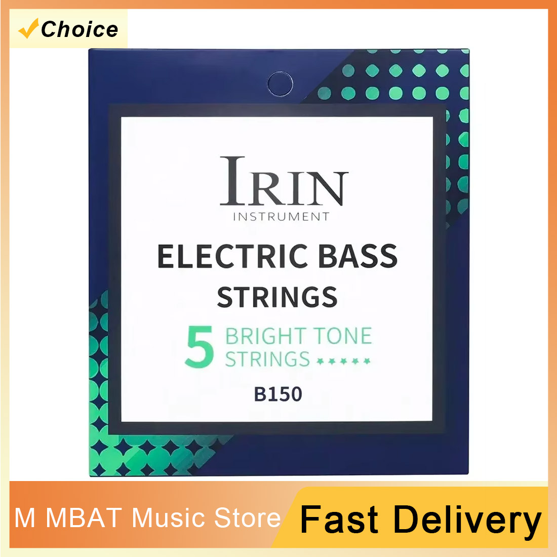 M MBAT Electric Bass Guitar 5  - Bass Guitar Strings recension och pris