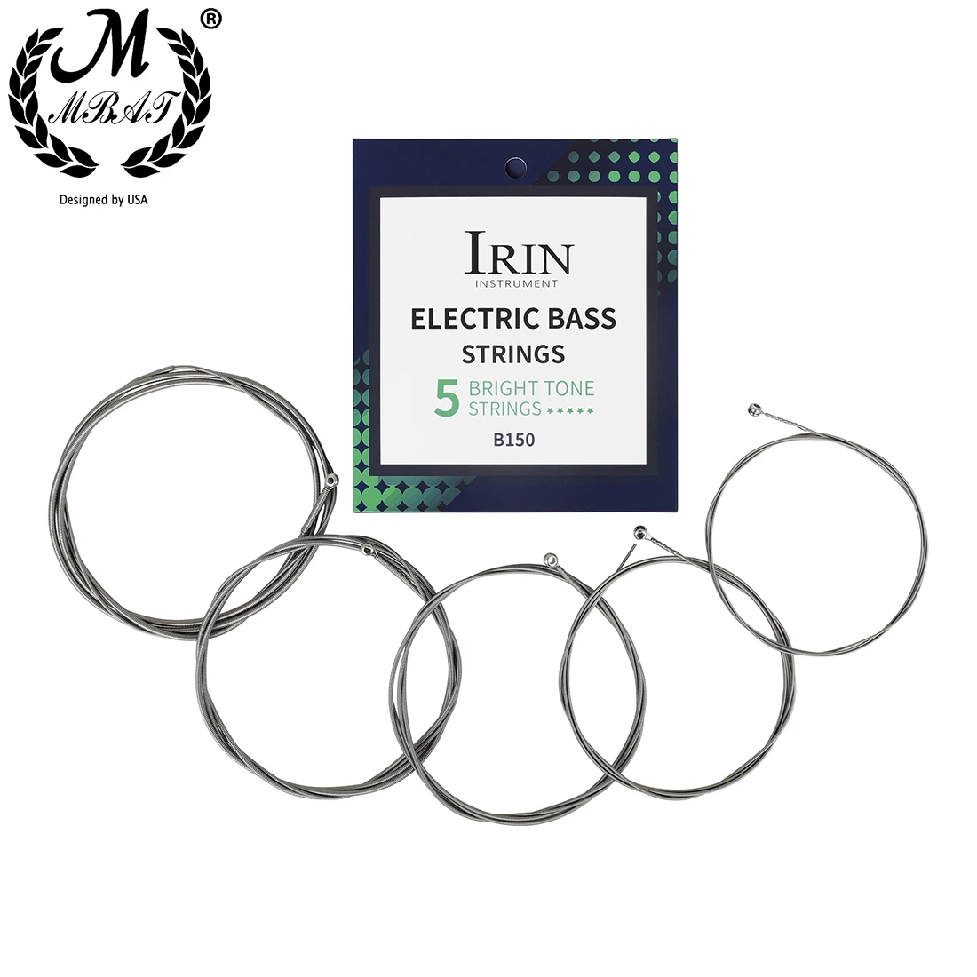 M MBAT Electric Bass Guitar 5  - Bass Guitar Strings recension och pris