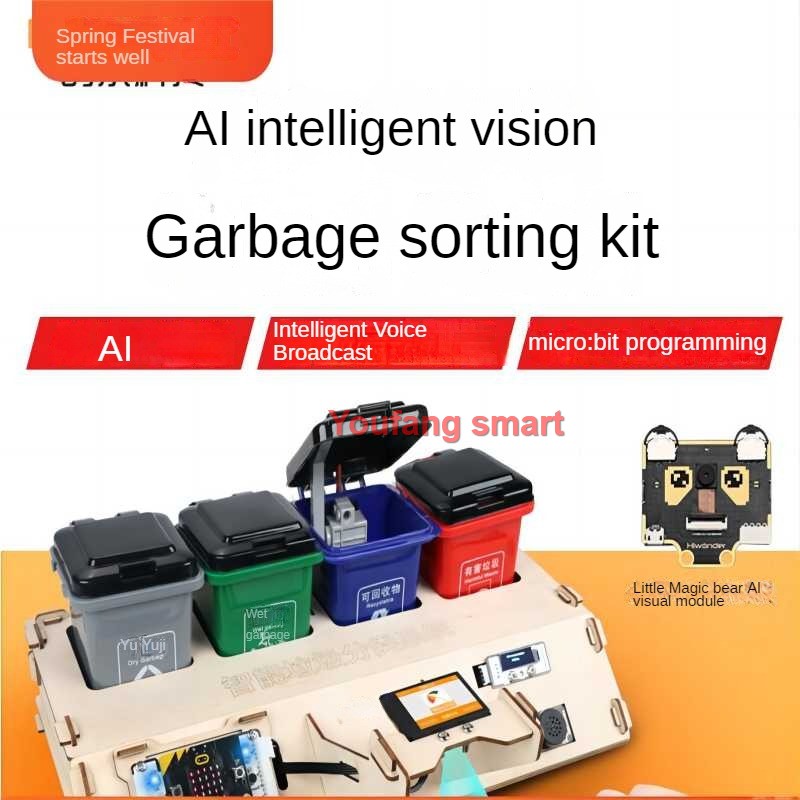 Waste Sorting Robot Kit AI Vis - Audio With Music Ai recension och pris