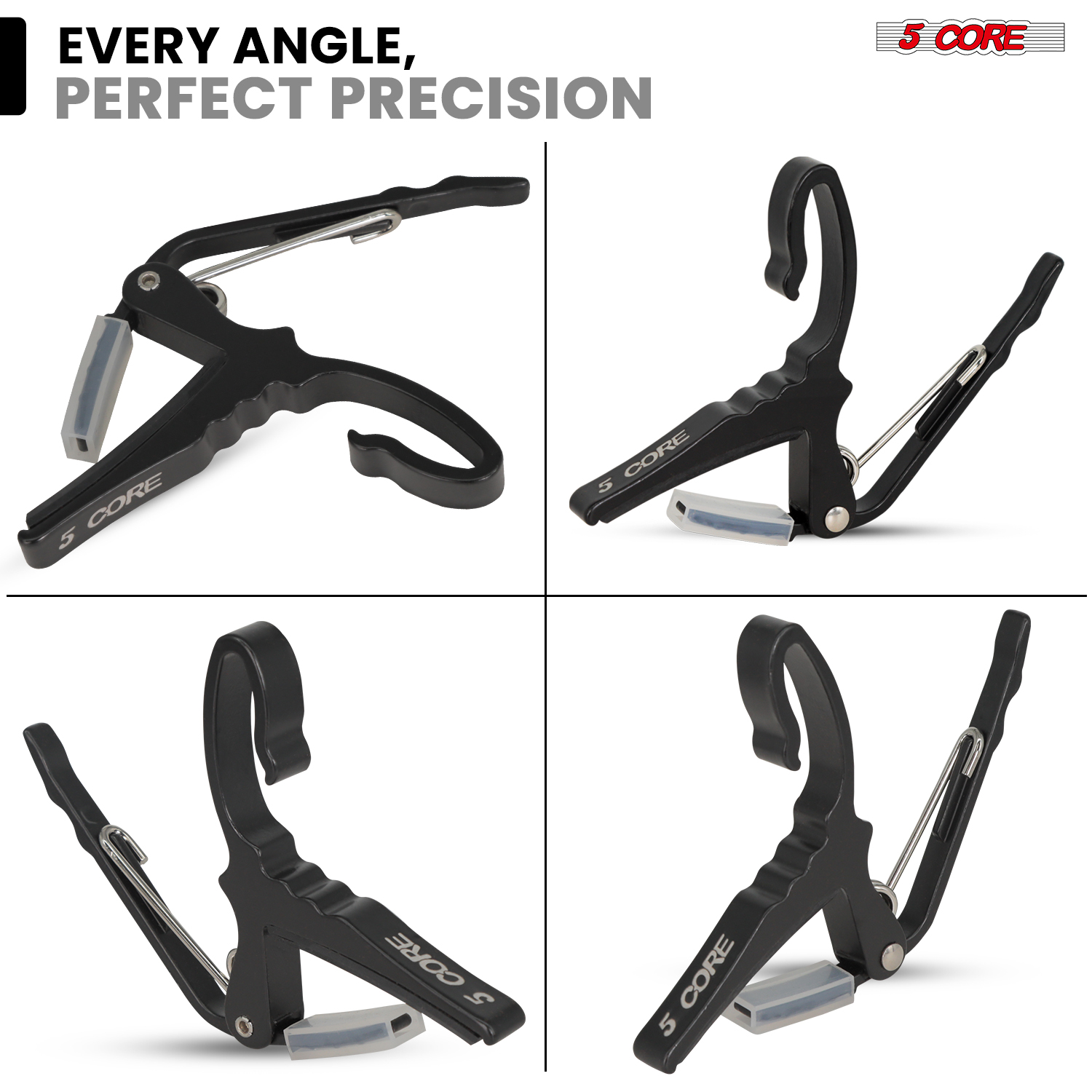 5 Core Guitar Capo Quick Chang - Guitar Capo Clip recension och pris