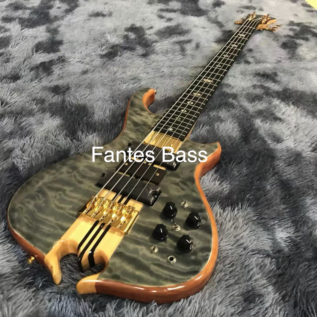 Custom Alem Flamed Maple Top C - Bass Guitar Strings recension och pris