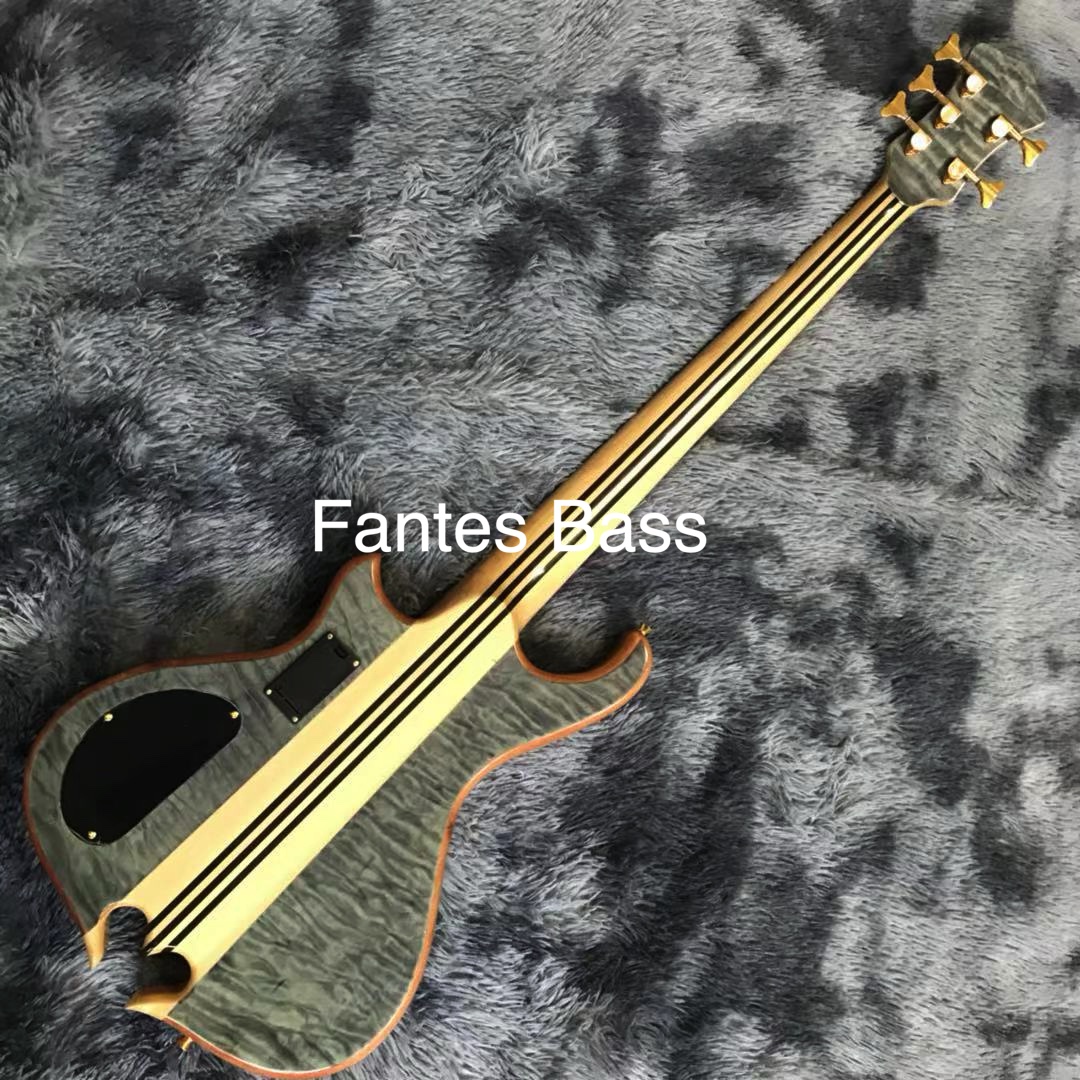Custom Alem Flamed Maple Top C - Bass Guitar Strings recension och pris